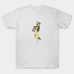 Washboard Playing Dog T-Shirt